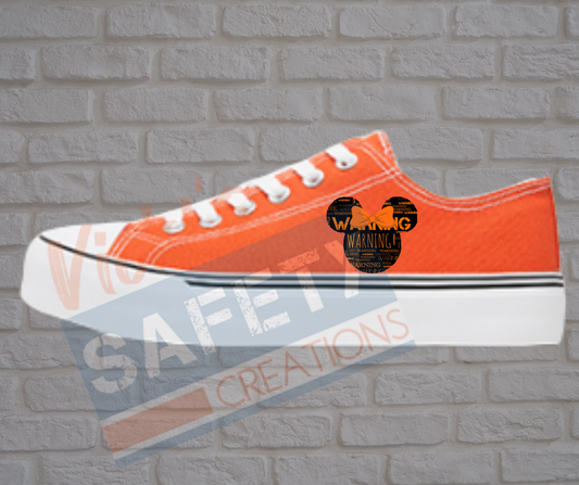 Low-top Canvas Shoes - WARNING Mouse