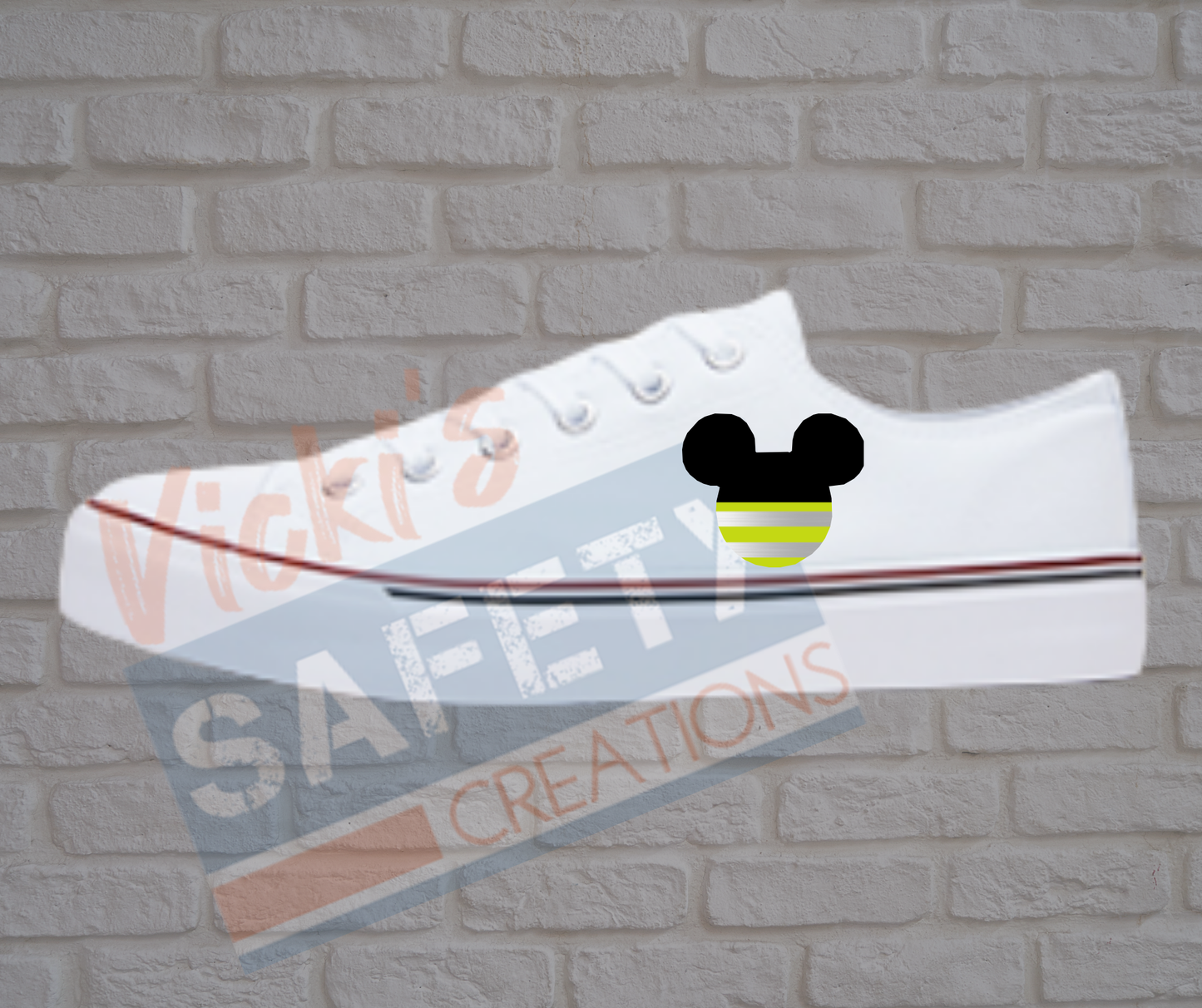 Low-top Canvas Shoes-Hi Vis Safety Mouse