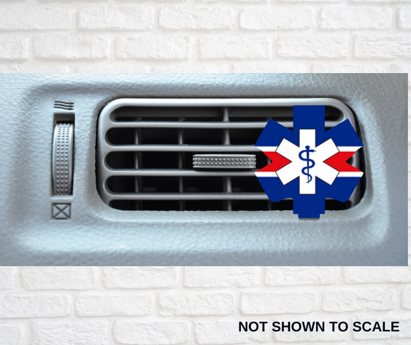 Car Vent Clip - Buffalo BILLS Helmet Inspired Star of Life