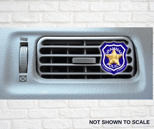 Car Vent Clip - Grammar Police Badge