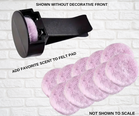 Car Vent Clip Felt Pads (UNSCENTED REFILLS)