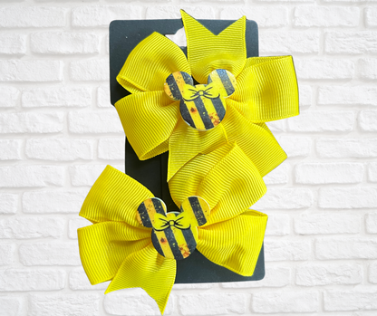 Hair bows-Safety Mouse (asst. colors)