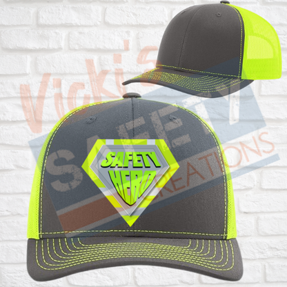 Unisex Retro Trucker Cap-Safety Hero (Asst. Colors)