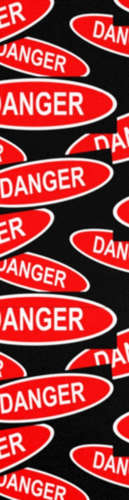 Crew Socks-DANGER OVALS Pattern