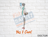 8x12 Aluminum Sign-Yes I Can Collection (Asst. Designs)
