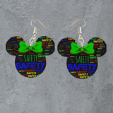 Safety mouse head Dangles