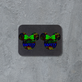 Stud Earrings - SAFETYY mouse head