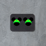 Stud Earrings - Hard hat mouse head