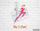 8x12 Aluminum Sign-Yes I Can Collection (Asst. Designs)