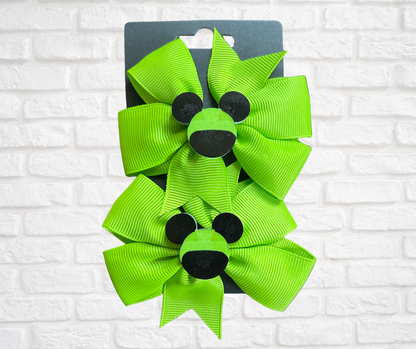 Hair bows-Safety Mouse (asst. colors)