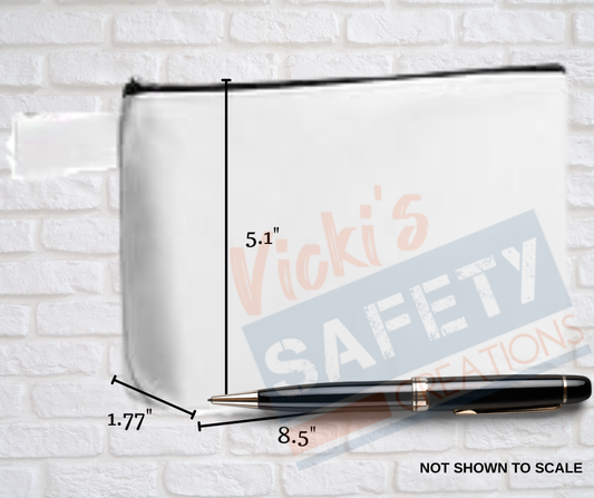 Multi-Purpose Canvas Pouch-Keep on beating on