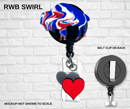 Di-cut Badge Reels-Buffalo (Asst. Patterns)