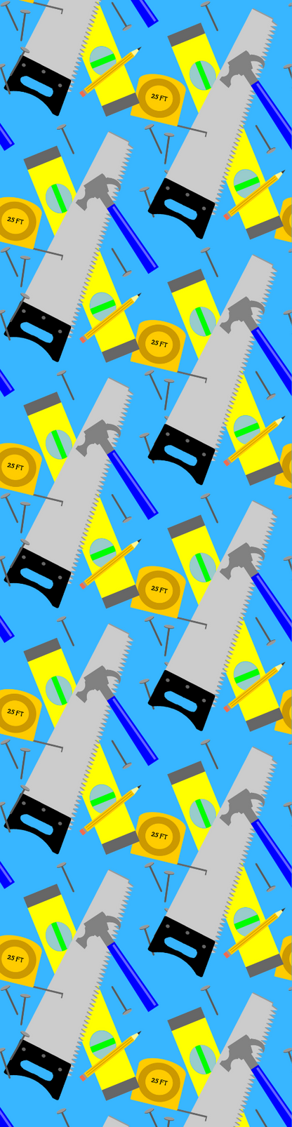 Crew Socks-Tool Pattern (asst. colors)