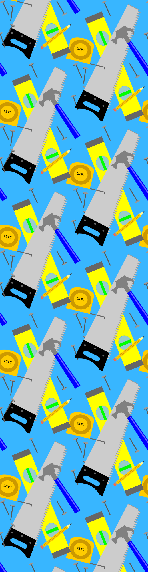 Crew Socks-Tool Pattern (asst. colors)