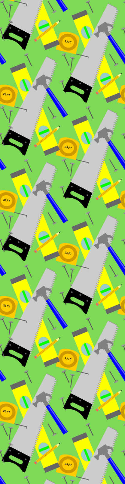 Crew Socks-Tool Pattern (asst. colors)