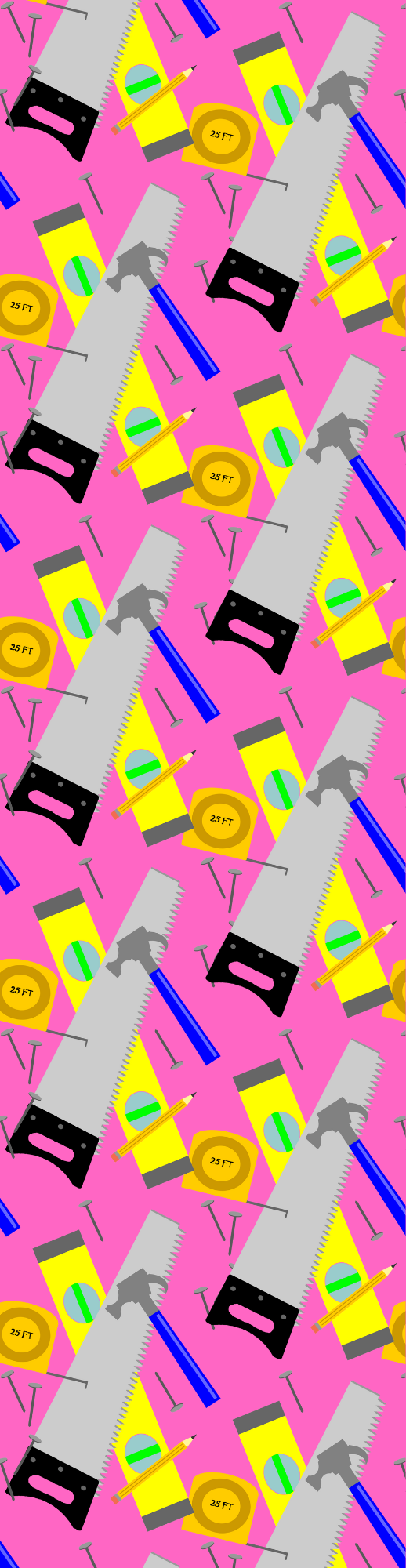 Crew Socks-Tool Pattern (asst. colors)