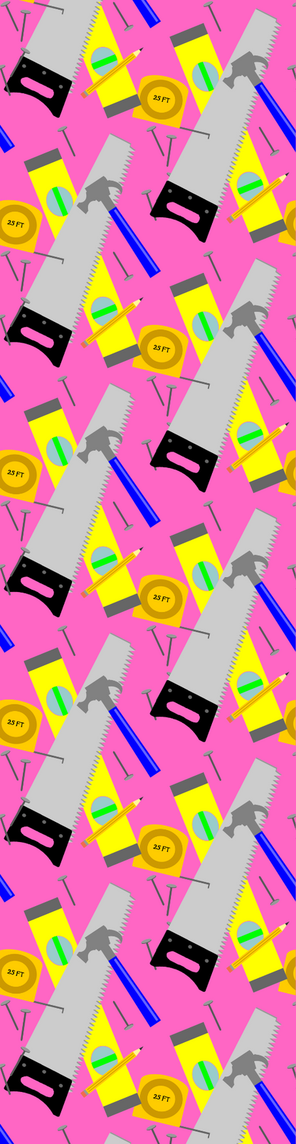 Crew Socks-Tool Pattern (asst. colors)