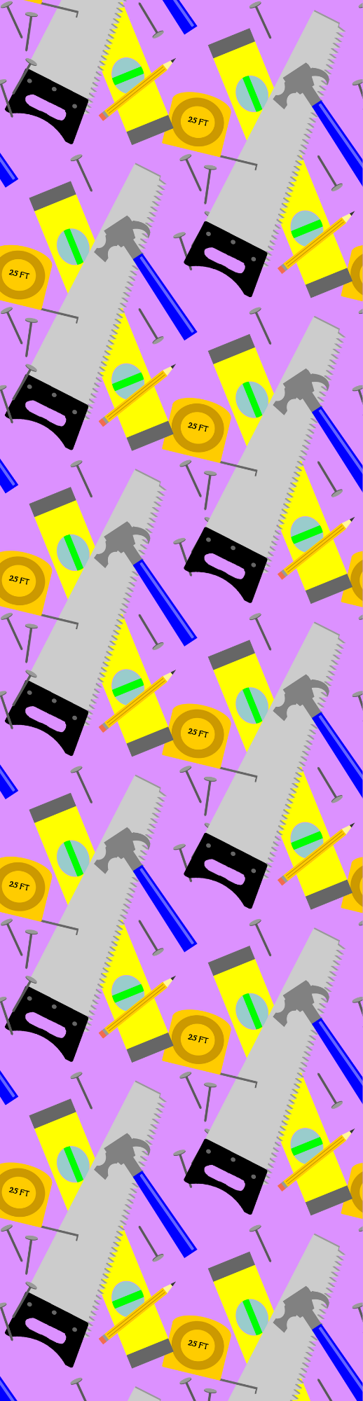 Crew Socks-Tool Pattern (asst. colors)