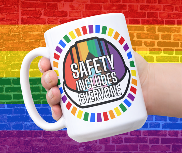 15oz. Ceramic Mug - Safety Includes Everyone