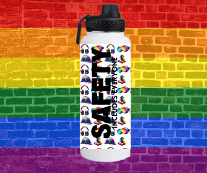 32oz. Insulated Water Bottle - Safety Includes Everyone