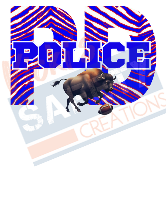 PD-Police-Buffalo Stripes (ASST. SHIRT STYLES)