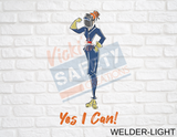 8x12 Aluminum Sign-Yes I Can Collection (Asst. Designs)