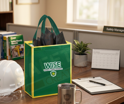 Reusable Gift Bag & Tissue set (Asst. Sizes)-WISE