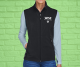 Women's Two-Layer Fleece Bonded Soft Shell Vest-WISE