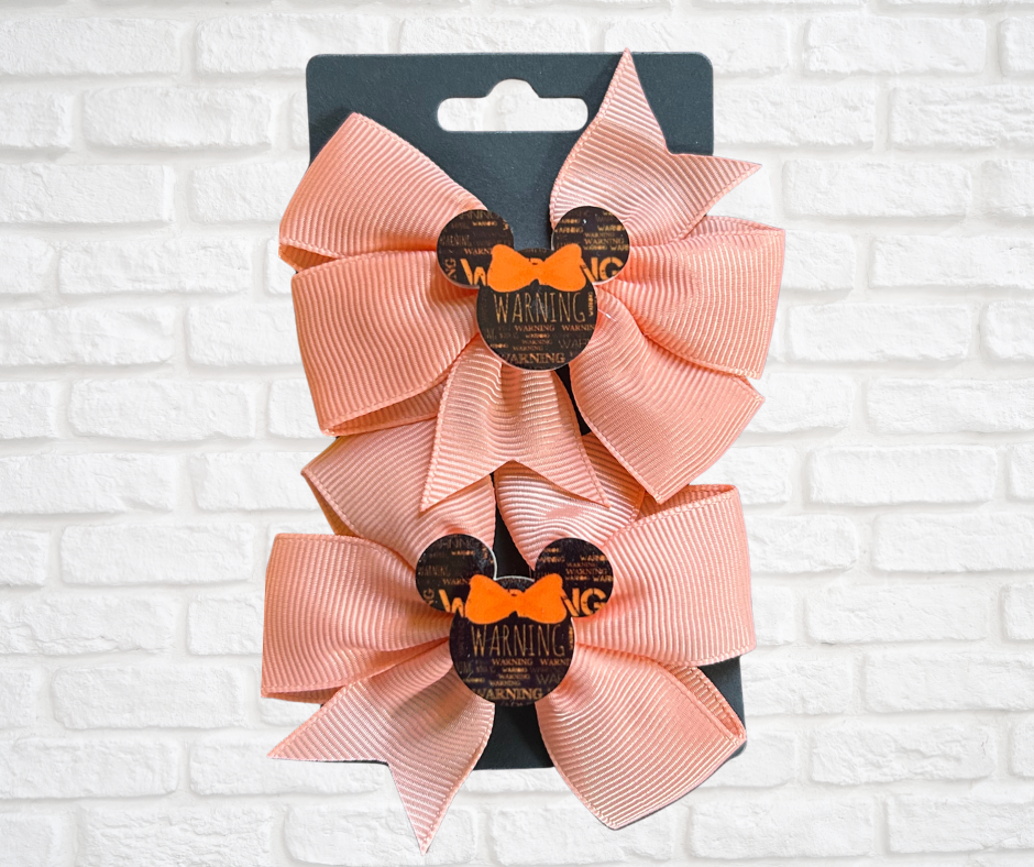 Hair bows-Safety Mouse (asst. colors)