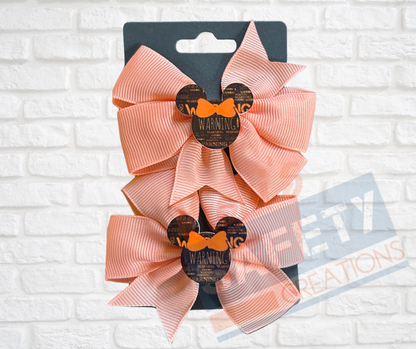 Hair bows-Safety Mouse (asst. colors)