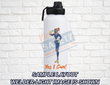 32oz. Insulated Water Bottle-Yes I Can Collection (Asst. Designs)
