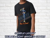 YOUTH COTTON TSHIRT-Yes I Can Collection (Asst. Designs)