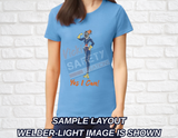 Ladies Cotton T-Shirt-Yes I Can Collection (Asst. Colors & Designs)