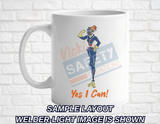 15oz. Ceramic Mug-Yes I Can Collection (Asst. Designs)