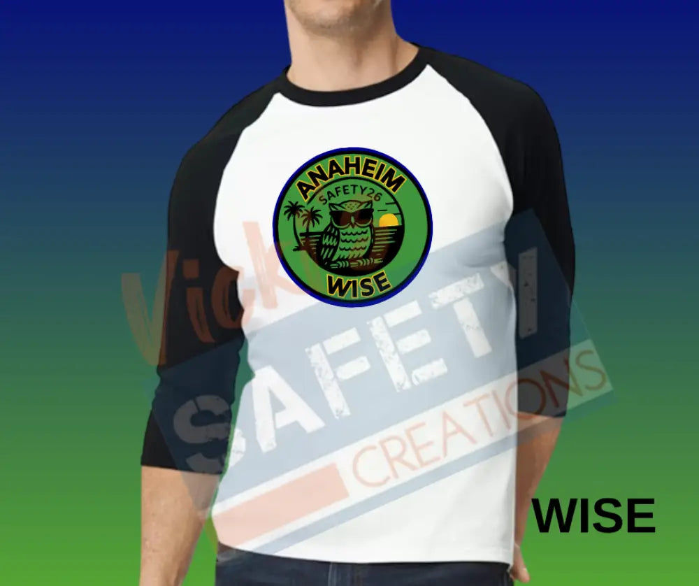 Adult Baseball T-Shirt - WISE SAFETY 2026 (asst. designs) WISE / SMALL Adult Clothing