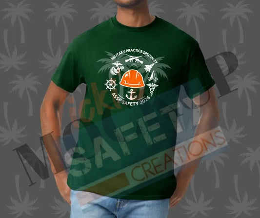 Adult Basic Crew Neck t-shirt-Military Practice Specialty Safety 2026 Adult Clothing