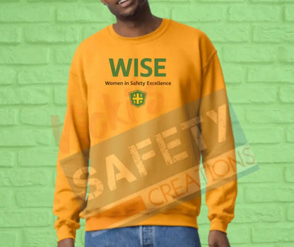 Adult Dry Blend 50/50 Fleece Light Crew - WISE (Asst. Colors) Small / Gold Sweatshirt