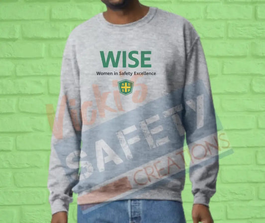 Adult Dry Blend 50/50 Fleece Light Crew - WISE (Asst. Colors) Small / Gray Sweatshirt
