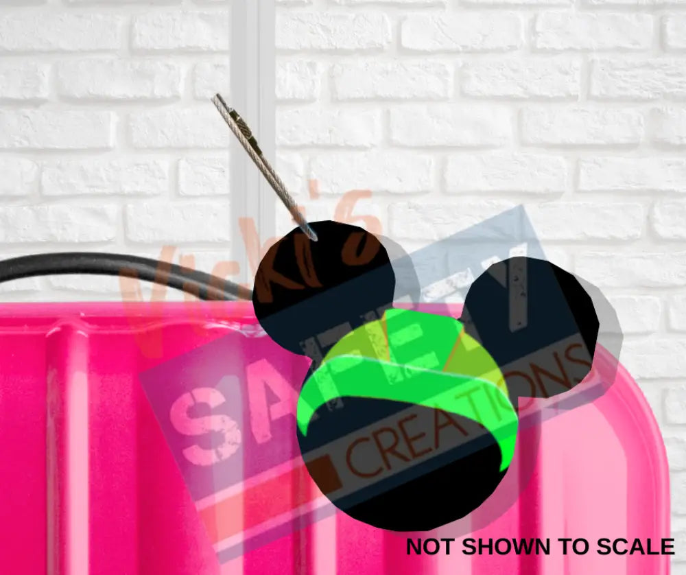 Bag/Luggage Tag LG - Hard Hat Mouse baggage tag