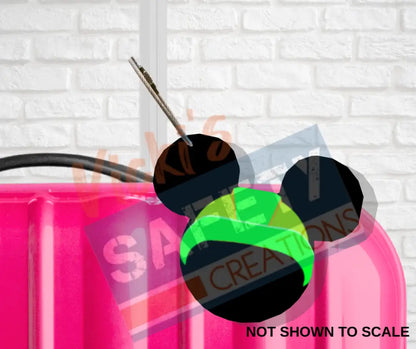 Bag/Luggage Tag LG - Hard Hat Mouse baggage tag