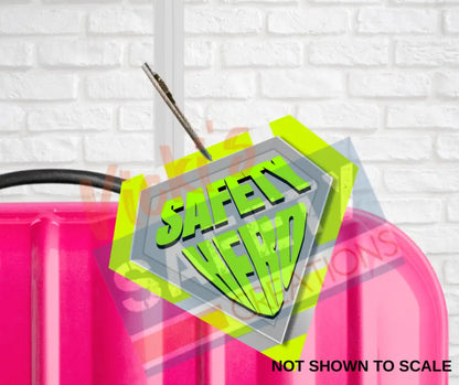 Bag/Luggage Tag LG - Safety Hero baggage tag