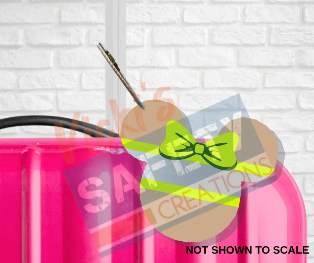 Bag/Luggage Tag LG - Turnout Gear Mouse baggage tag