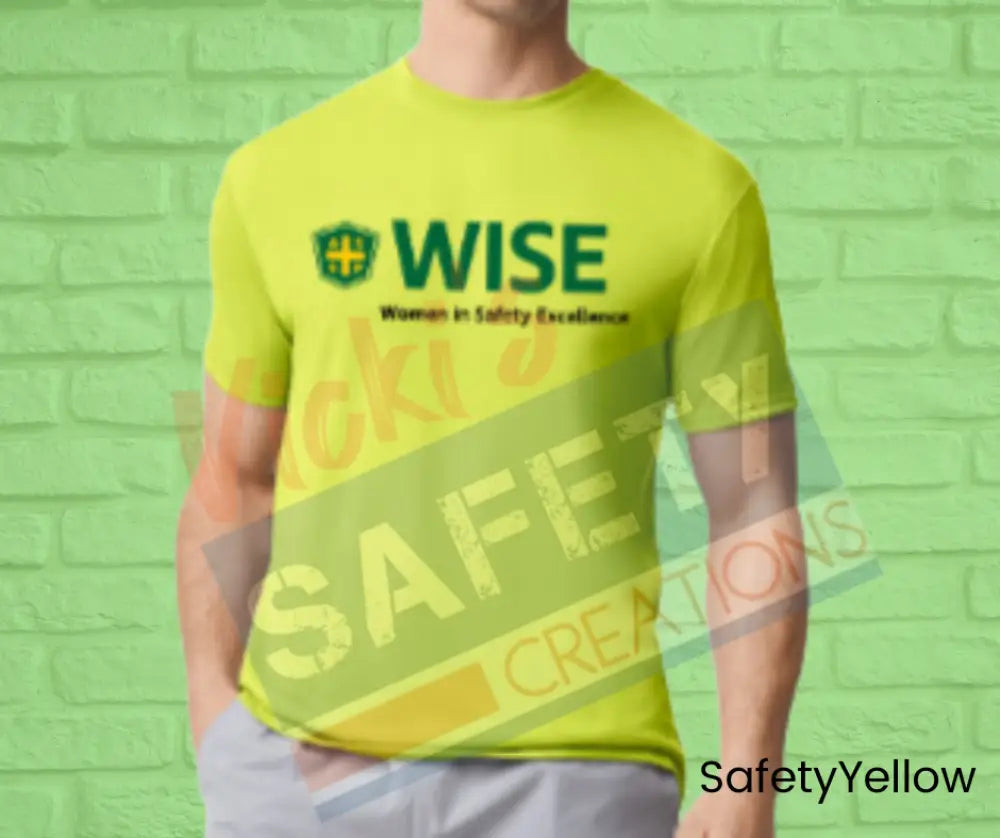 Basic Adult Performance T-Shirt (asst. colors) - WISE Small / Safety Yellow Adult Clothing