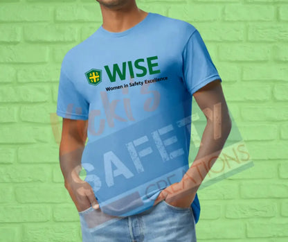 Basic Adult Unisex Cotton T-shirt up to 5X (Asst Colors)-WISE ADULT-Small / Carolina Blue Adult Clothing