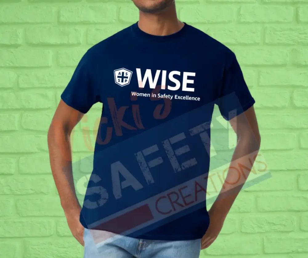 Basic Adult Unisex Cotton T-shirt up to 5X (Asst Colors)-WISE ADULT-Small / Navy Adult Clothing