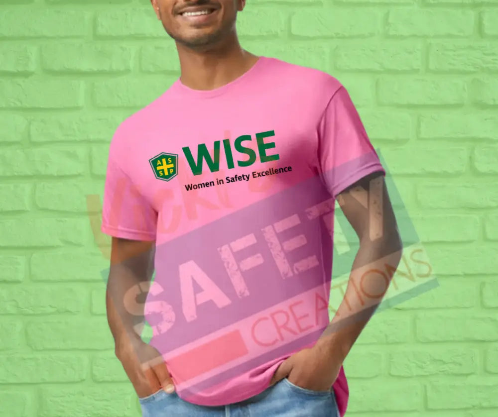 Basic Adult Unisex Cotton T-shirt up to 5X (Asst Colors)-WISE ADULT-Small / Neon Pink Adult Clothing