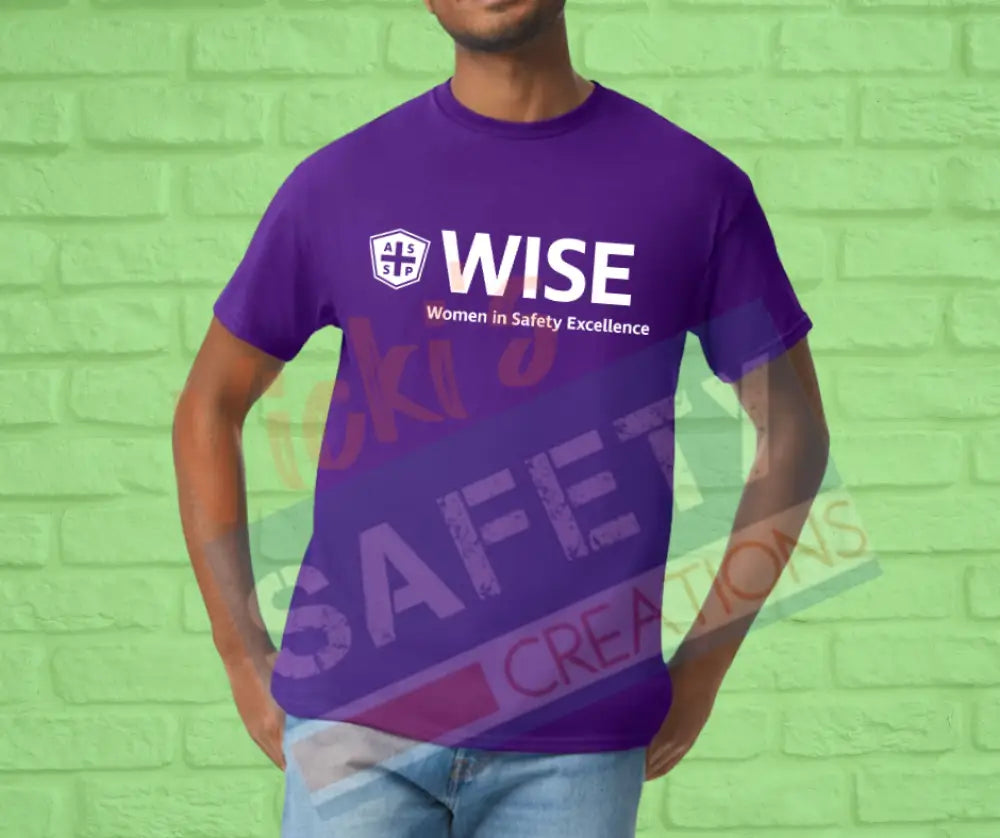 Basic Adult Unisex Cotton T-shirt up to 5X (Asst Colors)-WISE ADULT-Small / Purple Adult Clothing