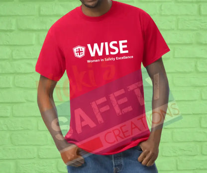 Basic Adult Unisex Cotton T-shirt up to 5X (Asst Colors)-WISE ADULT-Small / Red Adult Clothing