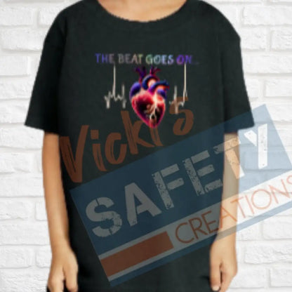 Beat Goes On...Tops (Adult Youth Toddler Infant Sizes) T-shirt/Onesie / TODDLER-2T Adult Clothing