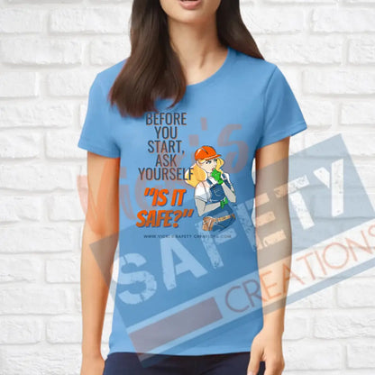 Before you start... (Adult Youth Toddler Infant Sizes) T-shirt/Onesie / LADIES-Small Adult Clothing